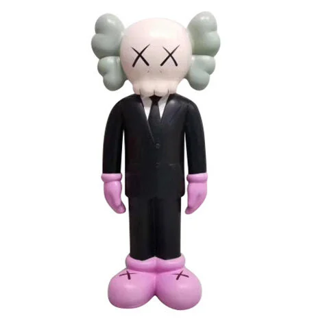 Kaws with pink shoes